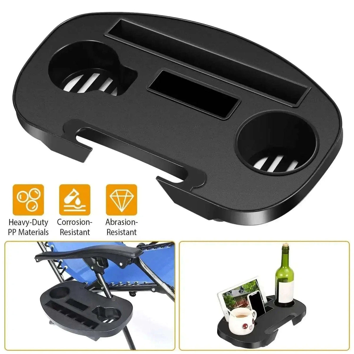Zero Gravity Chair Cup Holder Clip On Side Tray Cartsfy Inc.
